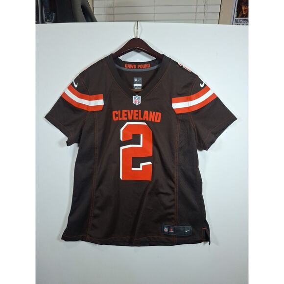 Cleveland Browns Jersey NFL Football Manziel Nike On Field Womens Sz XL - Picture 1 of 6